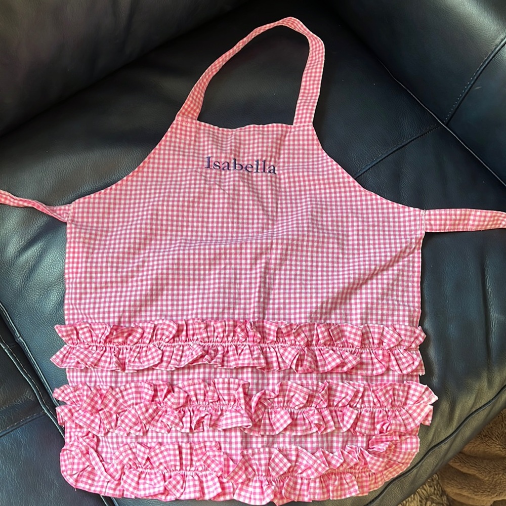 Pottery barn girls apron